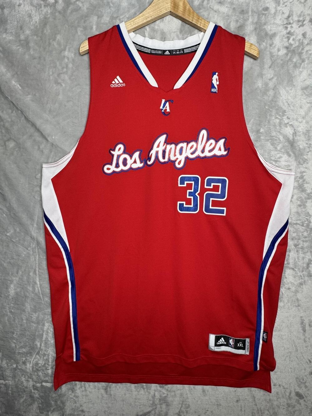 Los Angeles Clippers Jersey Mens 2XL Red NBA Basketball Blake Griffin Adidas